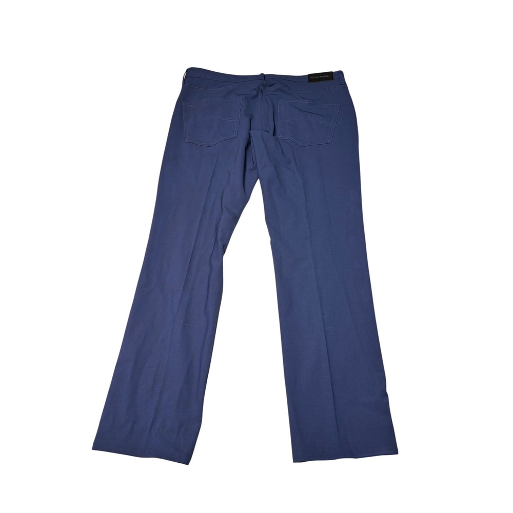 Emporio‎ Armani Mens Blue Virgin Wool Stretch Trousers Pants Size 36X32 Bulgaria